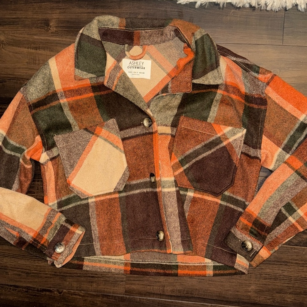 Dry Goods plaid flannel jacket